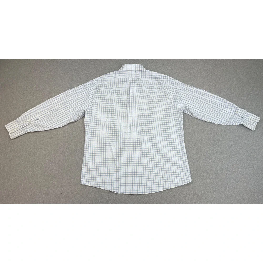 Brooks Brothers Shirt Mens 16.5-33 Check 100% Supima Cotton Regent Fit Button Up